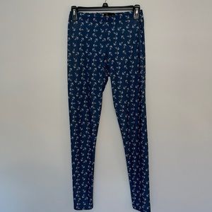 Anchor print leggings